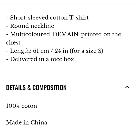 Nwt!Sezane Demain short-sleeved cotton t-shirt. - Picture 3 of 11